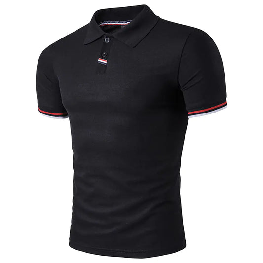 Men's Polo Shirt with Collar, Short Sleeve T-Shirt