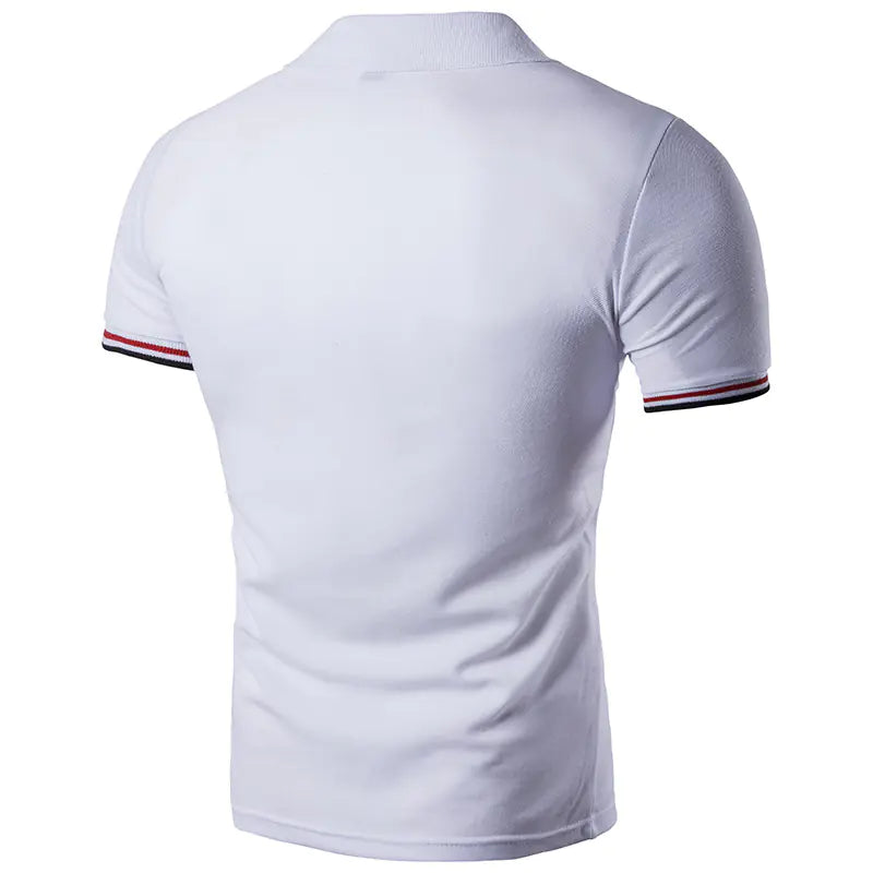 Men's Polo Shirt with Collar, Short Sleeve T-Shirt