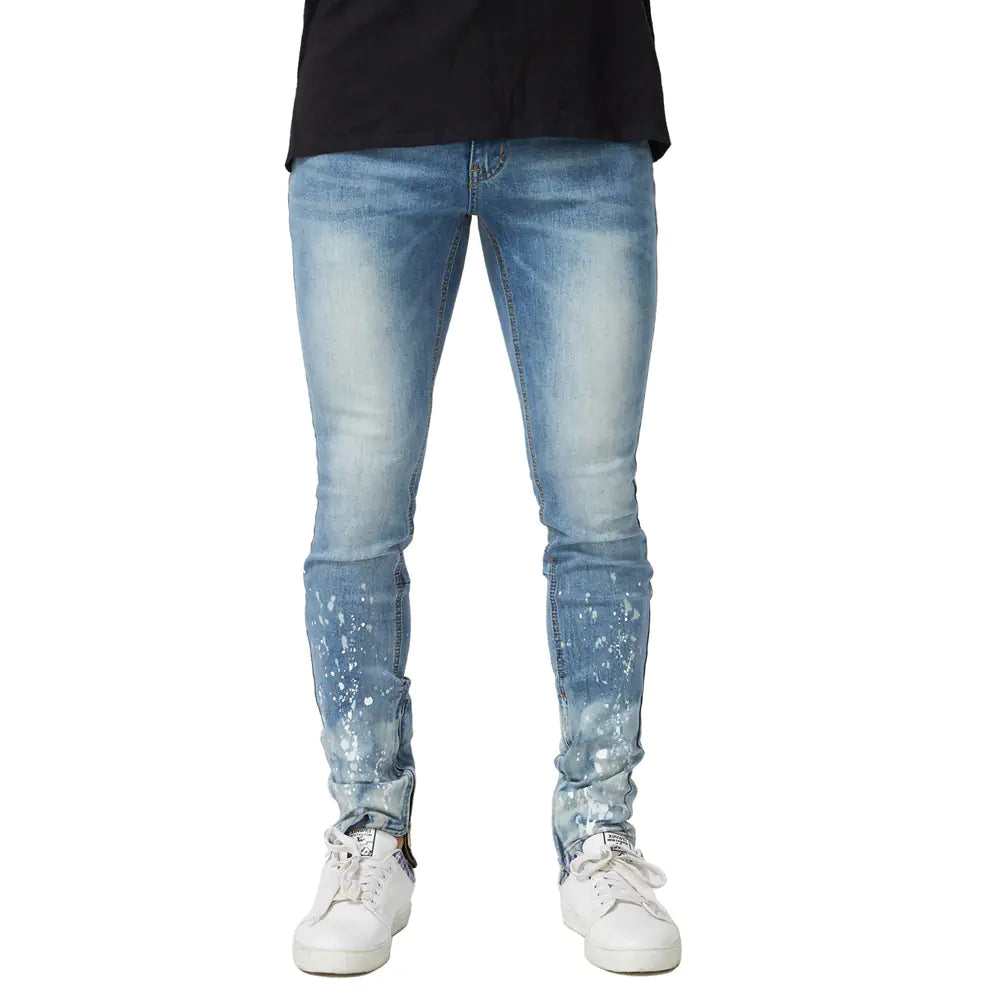 Denim Pants, Splatter Pants, Ripped Jeans