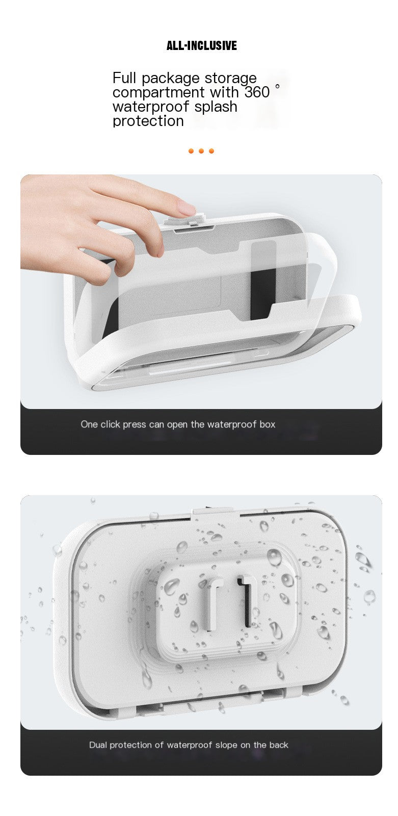 360 View Waterproof Phone Stand