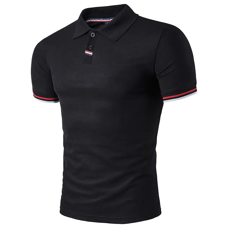 Men's Polo Shirt with Collar, Short Sleeve T-Shirt