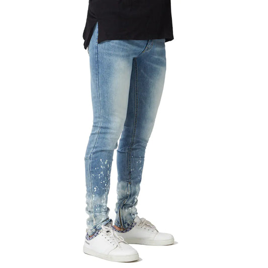 Denim Pants, Splatter Pants, Ripped Jeans