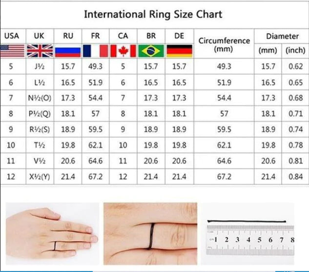 Zircon Ring - European Style Jewelry