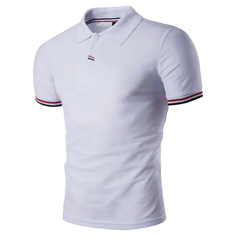 Men's Polo Shirt with Collar, Short Sleeve T-Shirt